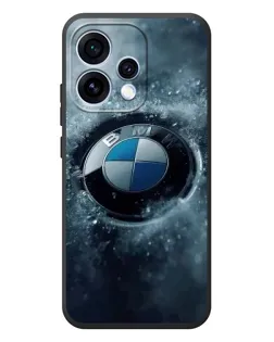 Чехол для OPPO Reno 15 с картинкой «Логотип BMW — лед»