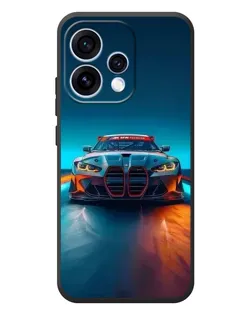 Чехол для OPPO Reno 15 с картинкой «BMW — огни неона»