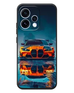 Чехол для OPPO Reno 15 с картинкой «BMW — золотая эмблема»