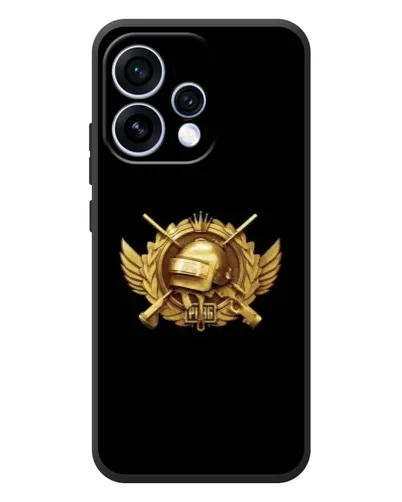 Чохол для OPPO Reno 15 з картинкою «PUBG — помаранчевий градієнт»