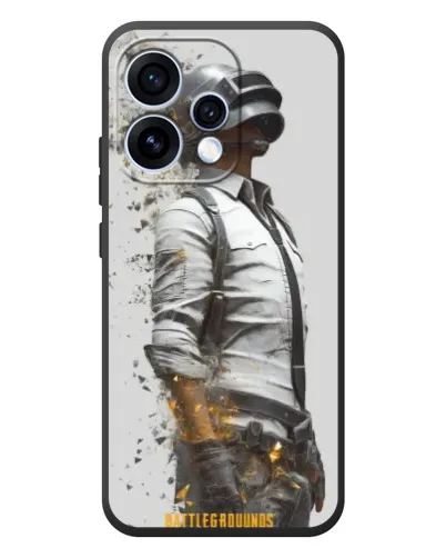 Чохол для OPPO Reno 15 з картинкою «PUBG — боєць у пилу»