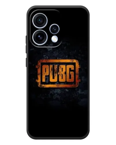 Чохол для OPPO Reno 15 з картинкою «PUBG — золотий логотип»