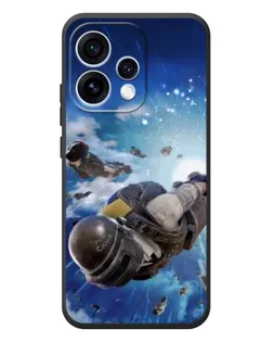 Чохол для OPPO Reno 15 з картинкою «Десант PUBG — стрибок»