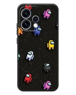 Чохол для OPPO Reno 15 з картинкою «Космічний патерн Among Us»