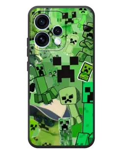 Чохол для OPPO Reno 15 з картинкою «Кріпери Minecraft»