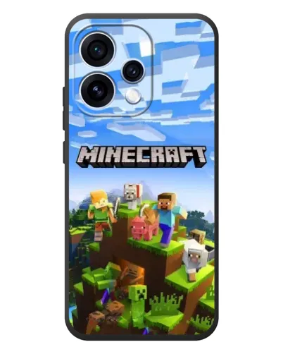 Чохол для OPPO Reno 15 з картинкою «Minecraft класичний світ»