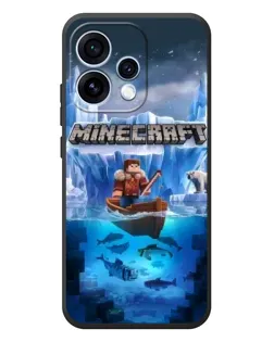 Чохол для OPPO Reno 15 з картинкою «Minecraft льодянийсвіт»