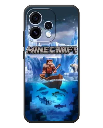 Чохол для OPPO Reno 15 з картинкою «Minecraft льодянийсвіт»
