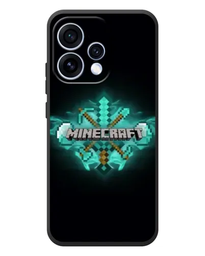 Чохол для OPPO Reno 15 з картинкою «Minecraft Diamond лого»
