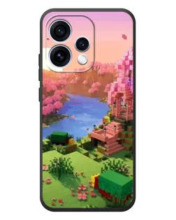 Чохол для OPPO Reno 15 з картинкою «Рожеве дерево Minecraft»