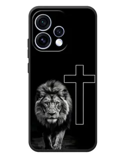 Чохол для OPPO Reno 15 з картинкою «Лев та Хрест»