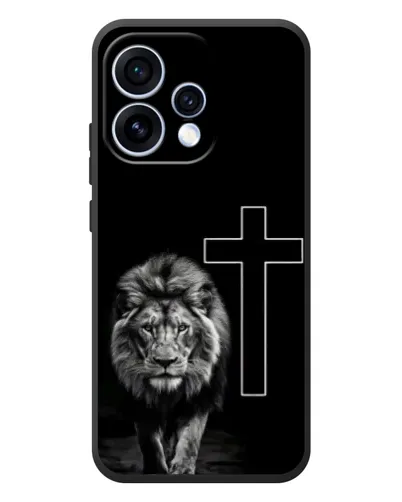 Чохол для OPPO Reno 15 з картинкою «Лев та Хрест»
