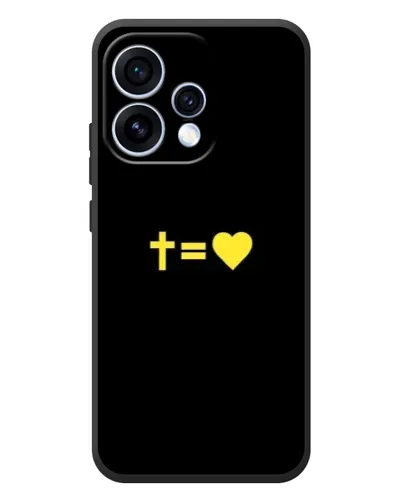 Чохол для OPPO Reno 15 з картинкою «Серце та Хрест»