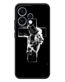 Чехол для OPPO Reno 15 с картинкой «Сияющий крест Jesus»