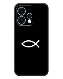 Чехол для OPPO Reno 15 с картинкой «Символ рыбы Jesus»