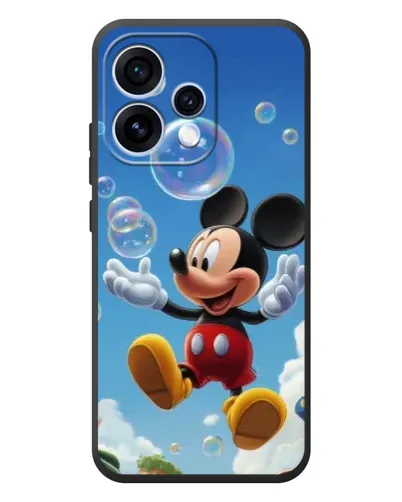 Чехол для OPPO Reno 15 с картинкой «Mickey и мыльные пузыри»