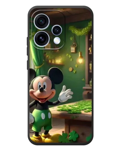 Чехол для OPPO Reno 15 с картинкой «Микки в мастерской»
