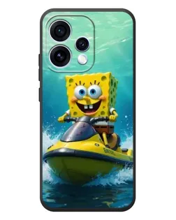 Чохол для OPPO Reno 15 з картинкою «Спанч Боб на гідроциклі»