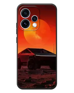 Чохол для OPPO Reno 15 з картинкою «Cybertruck на Марсі»