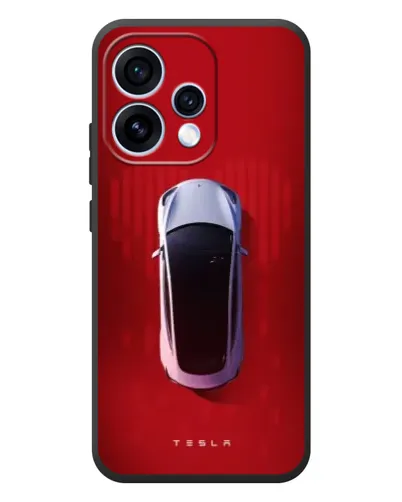 Чохол для OPPO Reno 15 з картинкою «Tesla Top View»