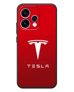 Чохол для OPPO Reno 15 з картинкою «Tesla Red Classic»