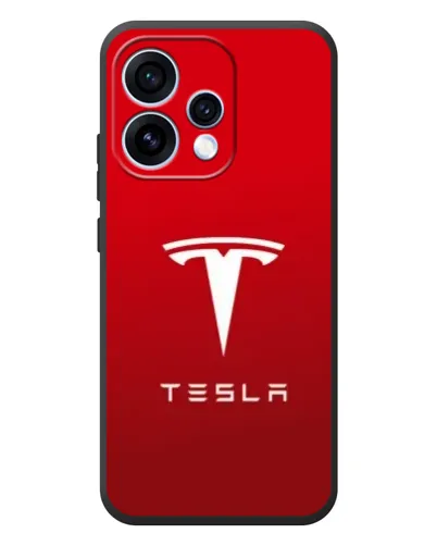 Чохол для OPPO Reno 15 з картинкою «Tesla Red Classic»