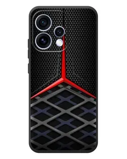 Чохол для OPPO Reno 15 з картинкою «Mercedes Carbon Grid»