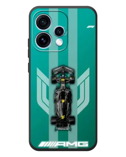 Чохол для OPPO Reno 15 з картинкою «Mercedes AMG Petronas»