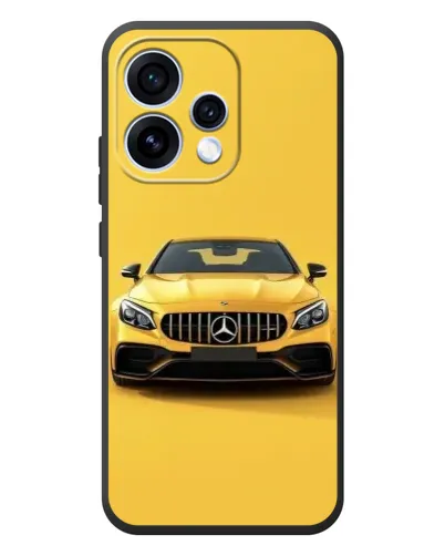 Чохол для OPPO Reno 15 з картинкою «Жовтий Mercedes GT»