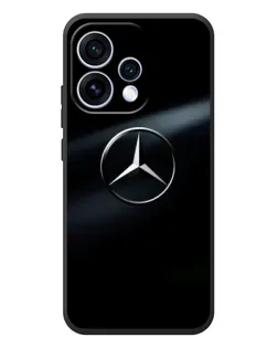 Чехол для OPPO Reno 15 с картинкой «Mercedes на металле»
