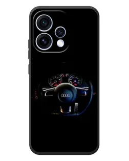 Чохол для OPPO Reno 15 з картинкою «Салон Audi — кермо»