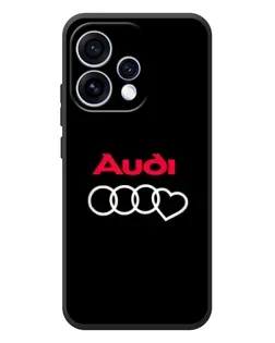 Чохол для OPPO Reno 15 з картинкою «Логотип Audi Heart»