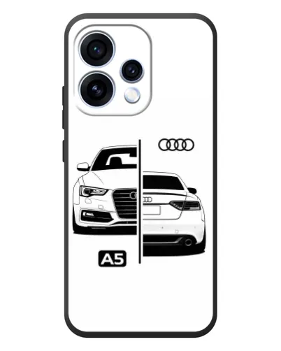 Чохол для OPPO Reno 15 з картинкою «Audi — контрастний дизайн»