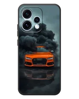 Чохол для OPPO Reno 15 з картинкою «Audi у хмарах диму»