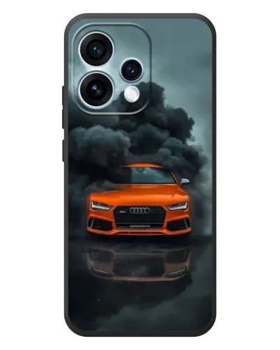 Чохол для OPPO Reno 15 з картинкою «Audi у хмарах диму»