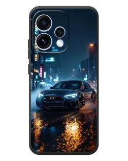 Чохол для OPPO Reno 15 з картинкою «Нічне місто та Audi»