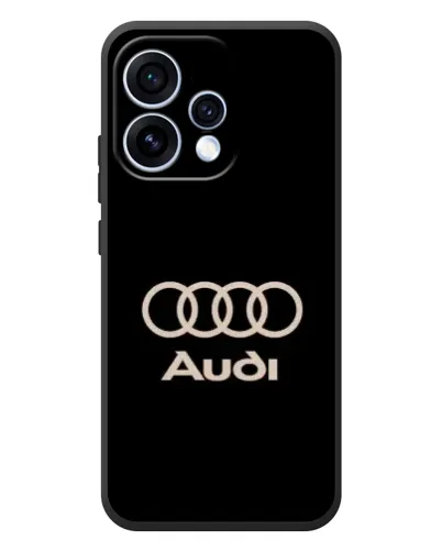 Чохол для OPPO Reno 15 з картинкою «Audi — золотий логотип»