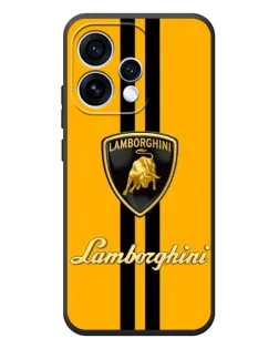 Чохол для OPPO Reno 15 з картинкою «Lamborghini Stripe жовтий»