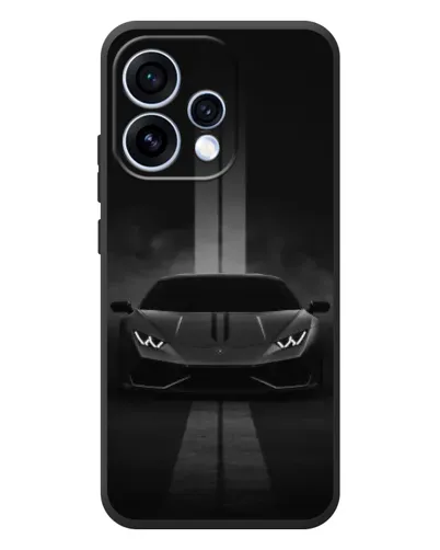 Чохол для OPPO Reno 15 з картинкою «Lamborghini симетрія доріг»