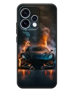 Чохол для OPPO Reno 15 з картинкою «Lamborghini димна естетика»