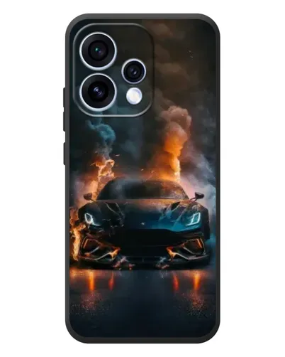 Чохол для OPPO Reno 15 з картинкою «Lamborghini димна естетика»
