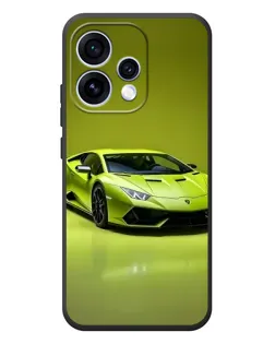 Чохол для OPPO Reno 15 з картинкою «Салатовий Lamborghini Huracan»