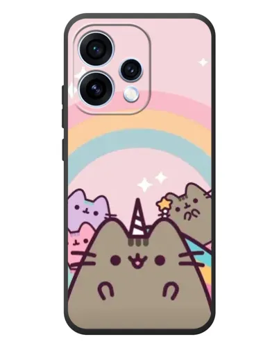 Чохол для OPPO Reno 15 з картинкою «Єдиноріг Pusheen»