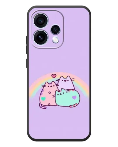 Чохол для OPPO Reno 15 з картинкою «Веселкові Пушини»
