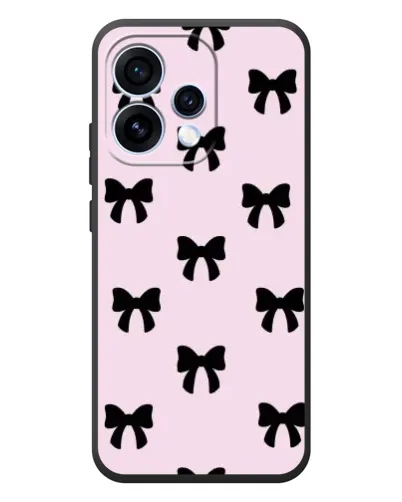 Чохол для OPPO Reno 15 з картинкою «Чорні банти Coquette» Чохол для OPPO Reno 15 з картинкою «Чорні банти Coquette»