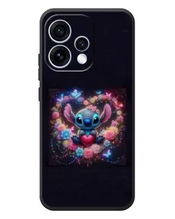 Чехол для OPPO Reno 15 с картинкой «Stitch в цветах» Чехол для OPPO Reno 15 с картинкой «Stitch в цветах»