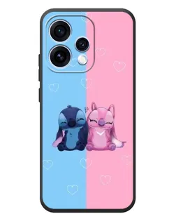 Чехол для OPPO Reno 15 с картинкой «Stitch и Angel Love» Чехол для OPPO Reno 15 с картинкой «Stitch и Angel Love»