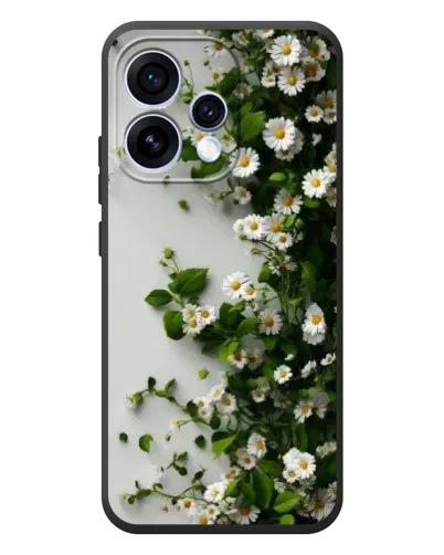 Чохол для OPPO Reno 15 з картинкою «Гілка дрібних білих квітів» Чохол для OPPO Reno 15 з картинкою «Гілка дрібних білих квітів»
