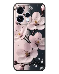 Чохол для OPPO Reno 15 з картинкою «Ніжня сакура та краплі»