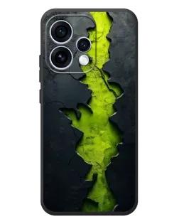 Чохол для OPPO Reno 15 з картинкою «Салатовий розлом скелі»